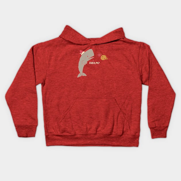 Rudolph Kids Hoodie by HandsOffMyDinosaur